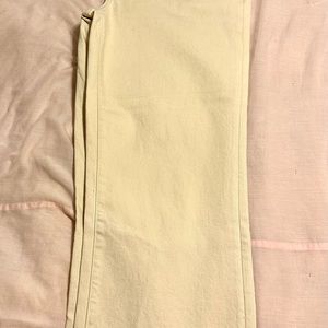 Oliver Logan Aberdeen High Rise Crop Pants. Women’s Size 34. Ecru. NWT